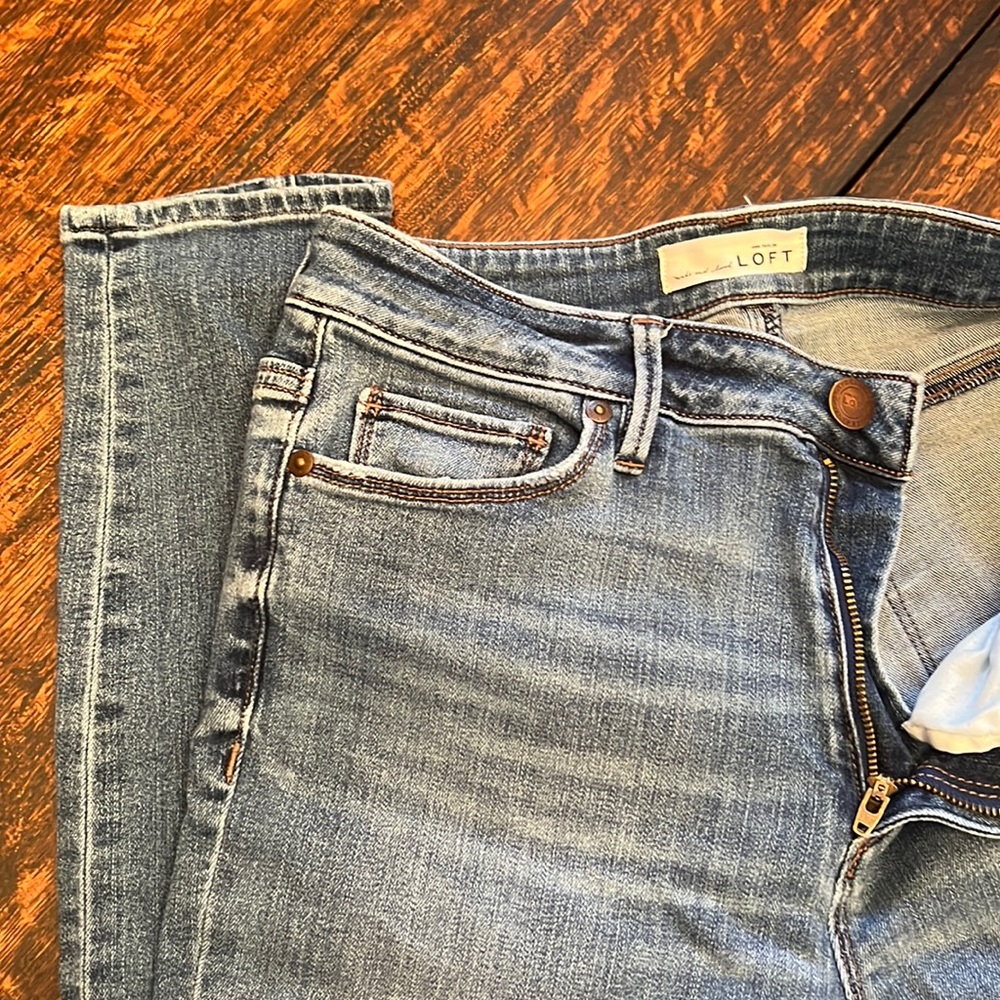 Loft High Rise Skinny Ankle Jean
